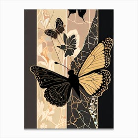 Butterflies And Flowers 2 Canvas Print