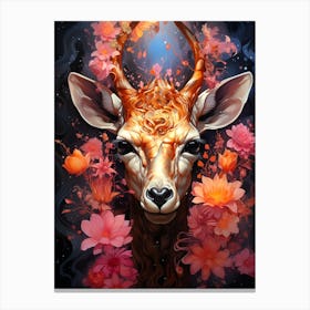 Deer Head 1 Canvas Print