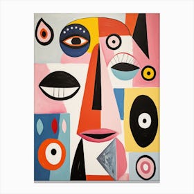 Abstract Face 5 Canvas Print