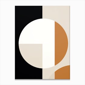 Bauhaus Enigma: Beige Ethereal Rhapsody Canvas Print