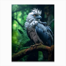 Tropical Sovereign: Harpy Eagle Wall Poster Canvas Print