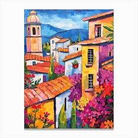 Pisa Italy Fauvist Painting Canvas Print