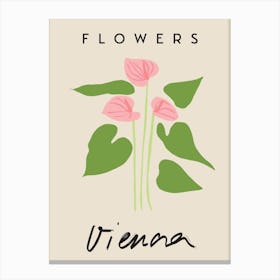 Vienna Flowers Canvas Print