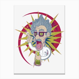 Dr. Albert Einstein Doctor Art Scientist Canvas Print