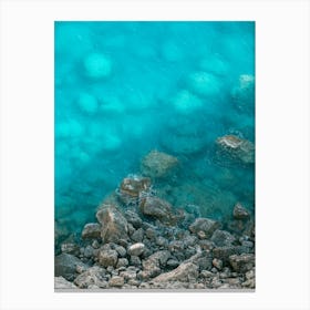 Turquoise Sea abstract Canvas Print