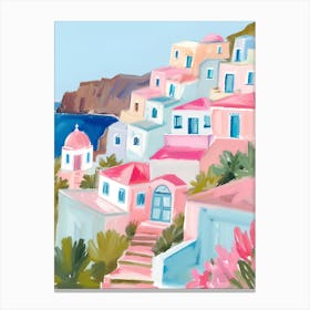 Santorini Print Poster 2 Canvas Print