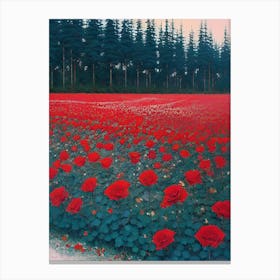 Red Roses 6 Canvas Print