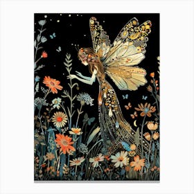 Fairy In The Meadow Canvas Print