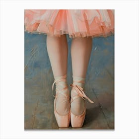 Ballerina'S Feet Canvas Print