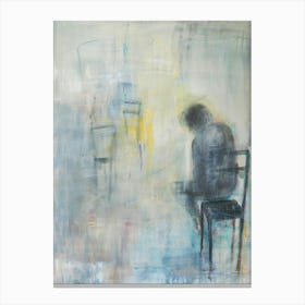 'Sitting Alone' Canvas Print