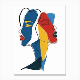 Portrait Of Women 2 Canvas Print