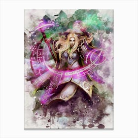 Aegwynn World Of Warcraft 2 Canvas Print