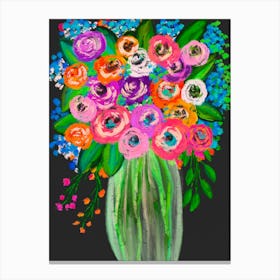 Modern Flowers Canvas Print