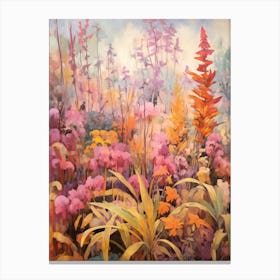 Autumn Gardens Painting Naples Botanical Garden Usa 1 Canvas Print