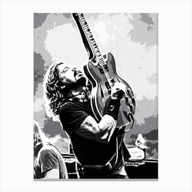 Dave Grohl Foo Fighters 4 Canvas Print