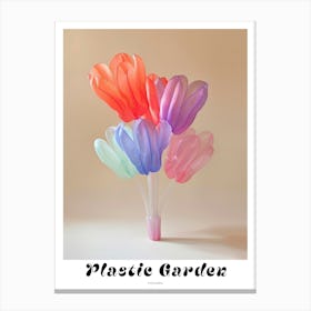 Dreamy Inflatable Flowers Poster Cyclamen 2 Canvas Print
