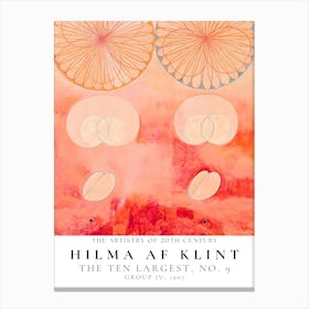 Hilma Af Klint Ten Largest No 9 1 Canvas Print