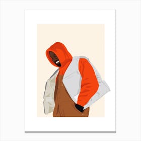 Kanye Puffer Canvas Print