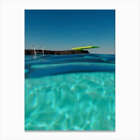 Isolated & Swimming Canvas Print