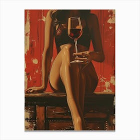 Sex And Wine 1 Canvas Print