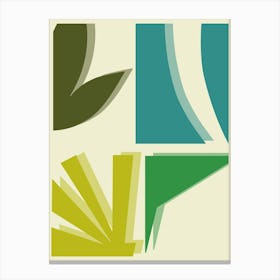 Green Windows Canvas Print