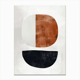 Fragmented Light Bauhaus Minimalist Canvas Print