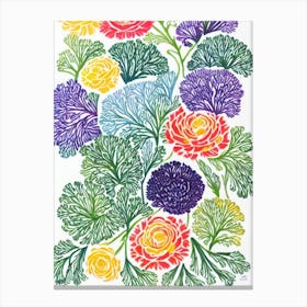 Rapini Marker vegetable Canvas Print