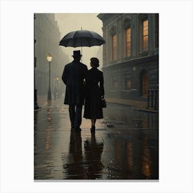 Rainy Day In Paris Canvas Print