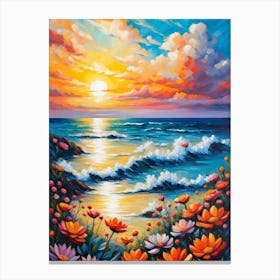 Sunrise Art Canvas Print