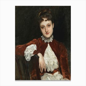 Mrs. Charles Deering (Marion Denison Whipple) (1888), John Singer Sargent Canvas Print