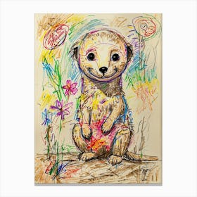 Meerkat 4 Canvas Print