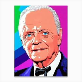 Anthony Hopkins Pop Movies Art Movies Canvas Print