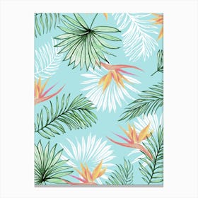 Tropic Palm In Canvas Print
