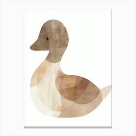 Charming Nursery Kids Animals Duckling 1 Canvas Print