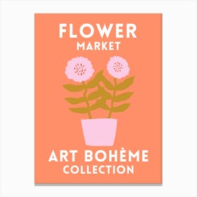 flower market Canvas Print