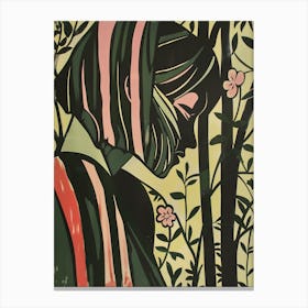 'The Girl In The Forest' Canvas Print