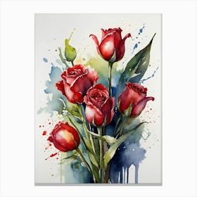 Red Roses Canvas Print