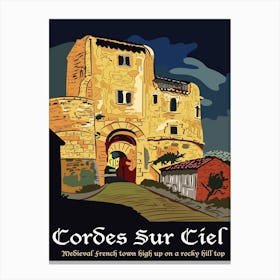 Cordes Sur Ciel France Canvas Print