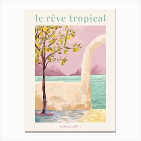 Le Rêve Tropical - Lemontree Canvas Print