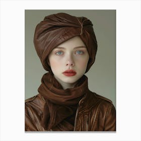 woman with Turban Canvas Print