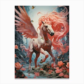 Pink Unicorn Canvas Print