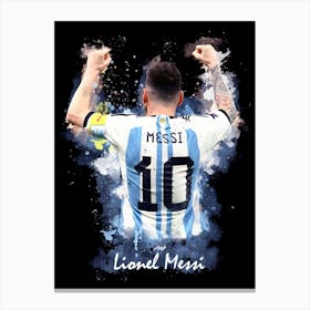 Lionel Messi 16 Canvas Print