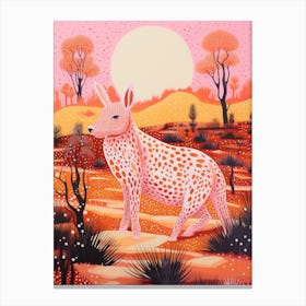 Polka Dot Animal In The Wild Canvas Print