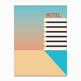 Hotel Sunrise Canvas Print