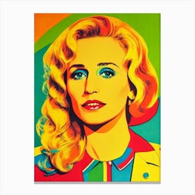Vera Farmiga Colourful Pop Movies Art Movies Canvas Print