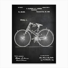 Bicycle Poster, Bicycle Patent, Velocipede Bike, Bicycle Decor, Bicycle Gift,Bicycle Wall Art,Bike Gift,Vintage Bicycle,Bicycle Print,Sb0591 Canvas Print