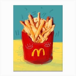 Mc Fries Canvas Print