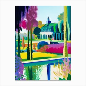 Nymphenburg Palace Gardens, 1, Germany Abstract Still Life Canvas Print