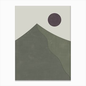 Mountain Sun One Canvas Print