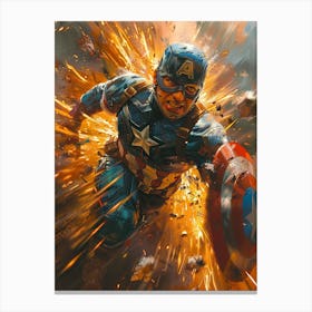 Captain America 25 Canvas Print